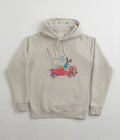 Pop Trading Company x Fiep Pop Hoodie in Off White Heather