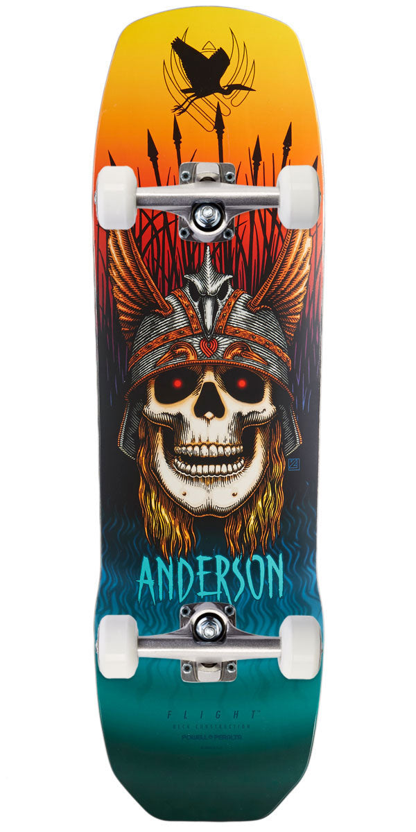 Powell-Peralta Flight Andy Anderson Crane Skull Skateboard Complete - 8.45"