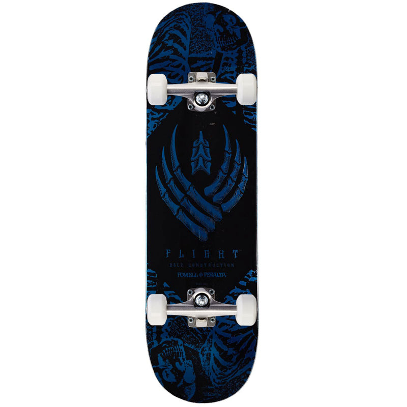 Powell-Peralta Flight Skeleton Skateboard Complete - Blue Foil - 8.75"