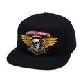 Powell-Peralta Winged Ripper Snapback Hat - Black