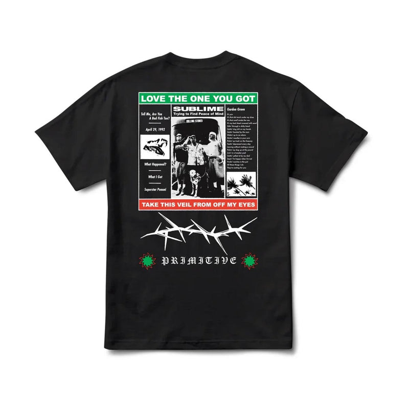 Primitive Zine Hw Black Tee