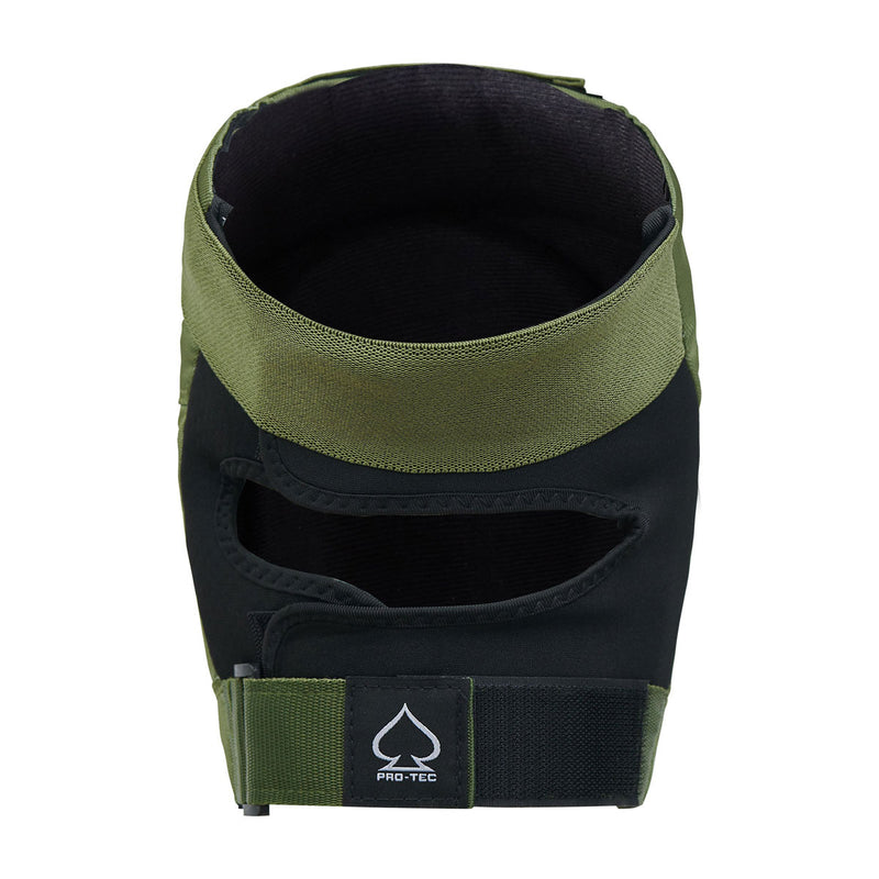 Pro-Tec Street Adult 3 Pack Open Back Set Of Pads - Army Green