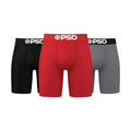 PSD 3 Pack Cotton Blend Men's Boxer Briefs