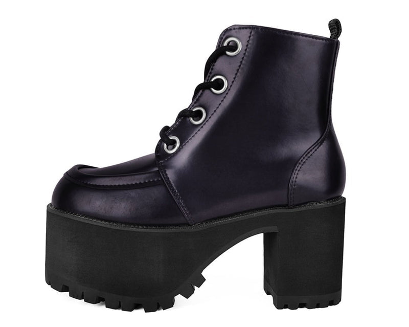 A3231L Purple Rub-Off Ankle Nosebleed Boot