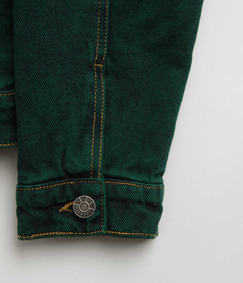 Rassvet Lined Denim Jacket in Green