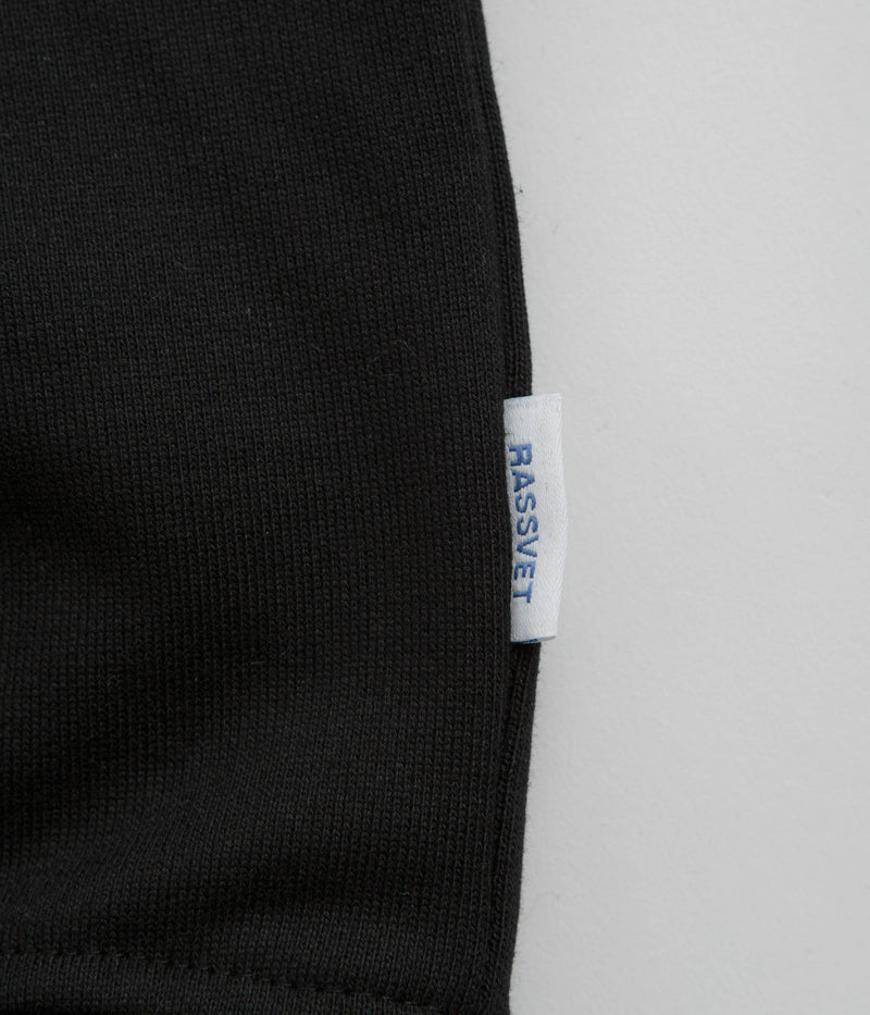 Rassvet Logo Hoodie in Black and White