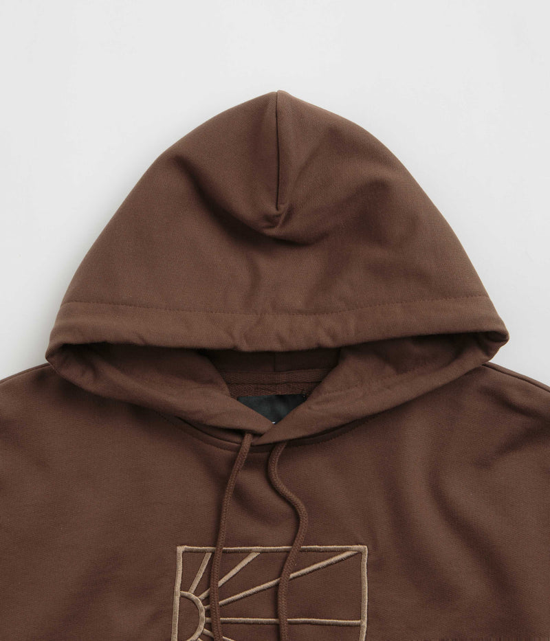 Rassvet Logo Hoodie in Brown