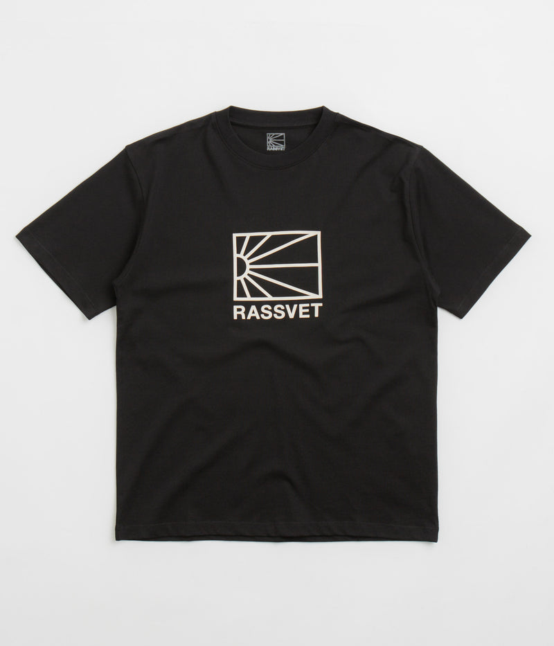 Rassvet Logo T-Shirt in Black