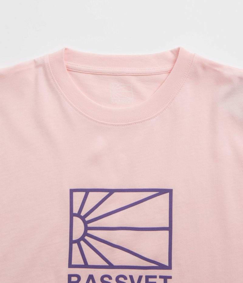 Rassvet Logo T-Shirt in Pink