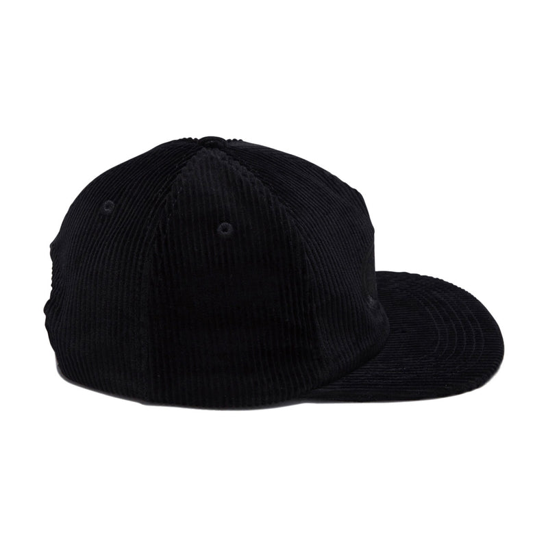 Real Oval Snapback Hat - Black/Black