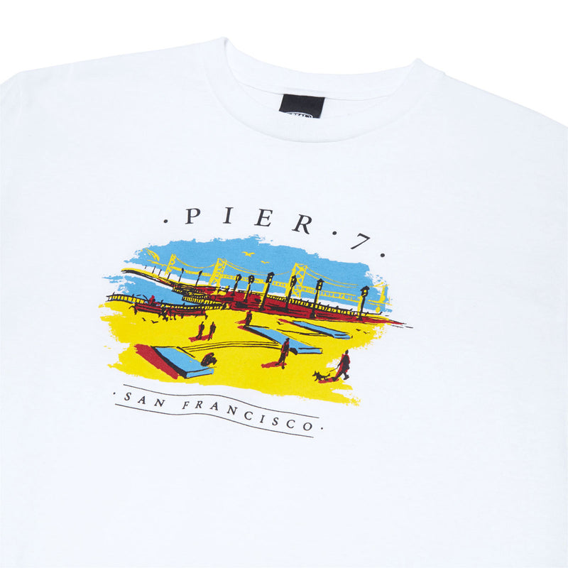 Real Pier 7 T-Shirt - White/Multi Color