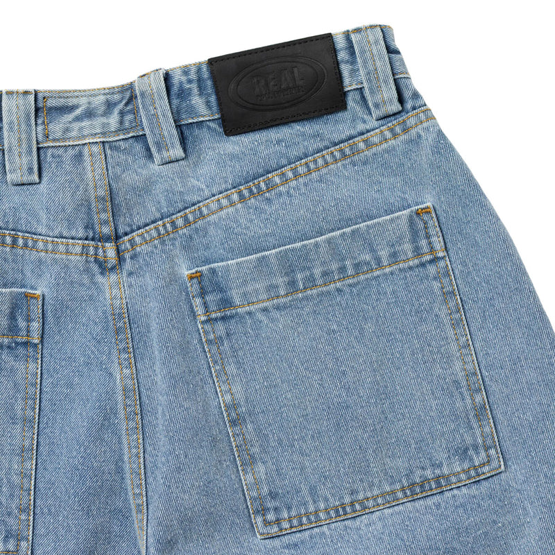 Real Street Cleaner Shorts - Light Bleached Wash