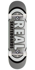 Real Team Classic Oval Skateboard Complete - Silver - 7.75"