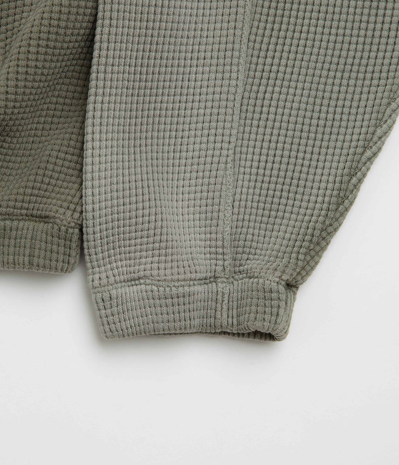 ROA Bee Sun Faded Zip Up Hoodie in Olive