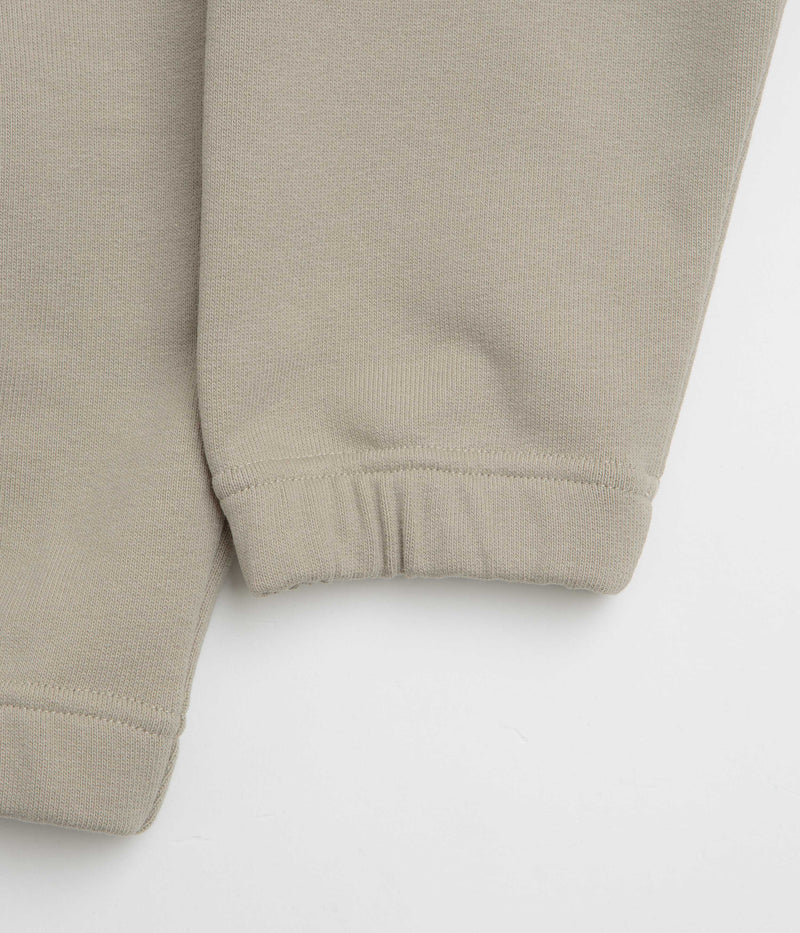 ROA Heavy Half Zip Sweatshirt in Taupe