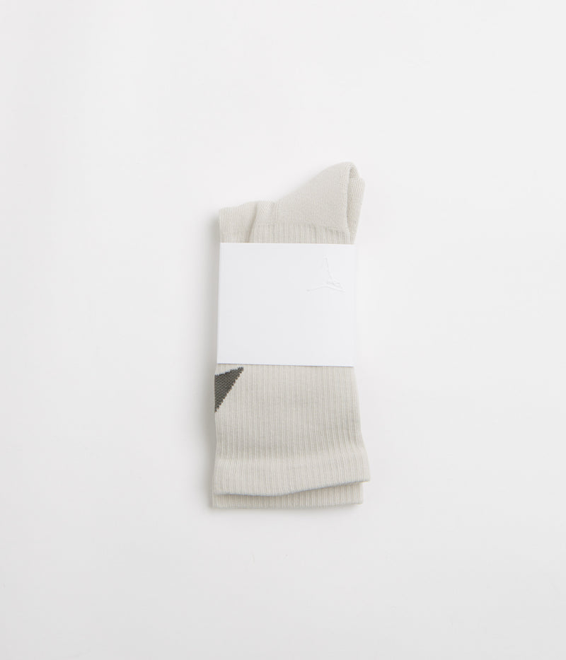 ROA Logo Biofil Socks in Light Grey