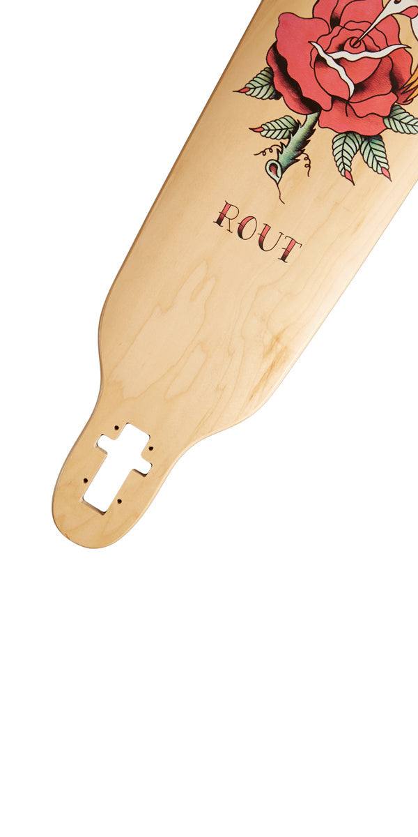 Rout Flash Drop-Thru Longboard Deck