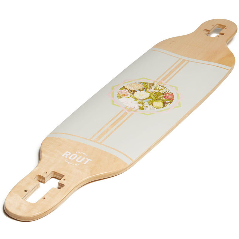 Rout Floral Drop-Thru Longboard Complete