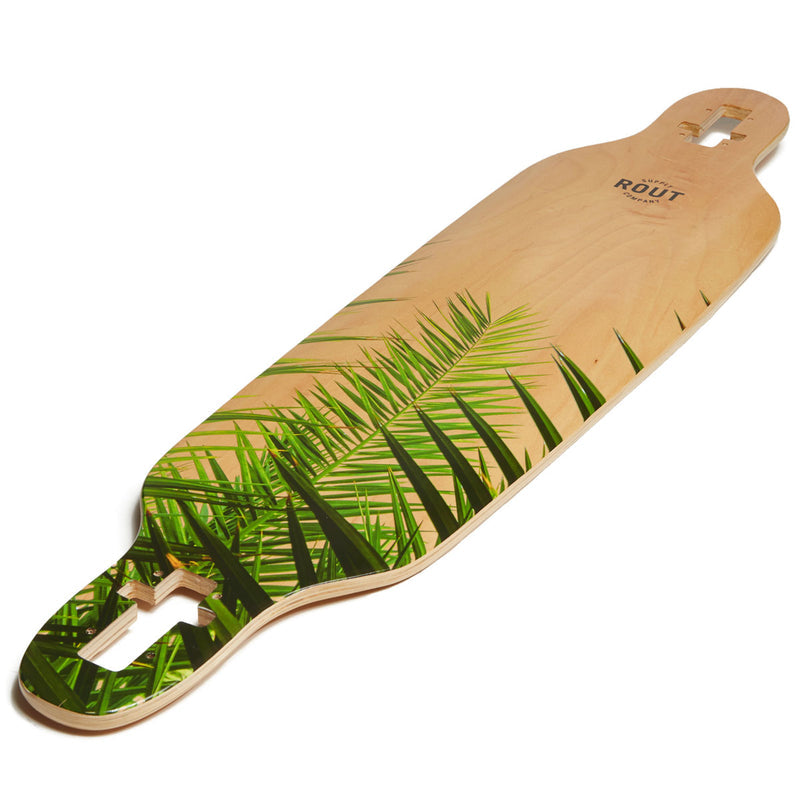 Rout Palms Drop-Thru Longboard Deck