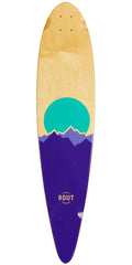 Rout Peaks Pintail Longboard Deck