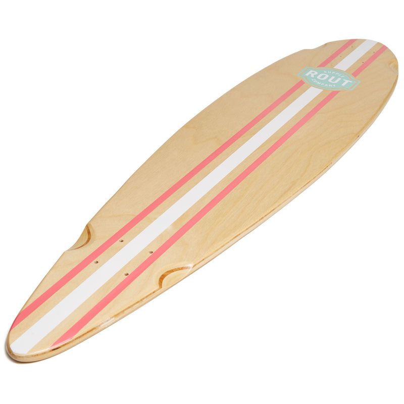 Rout Pinstripe Pintail Longboard Complete