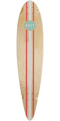 Rout Pinstripe Pintail Longboard Deck