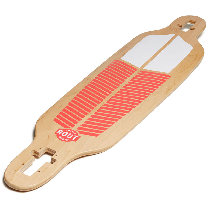 Rout Plume Drop-Thru Longboard Deck