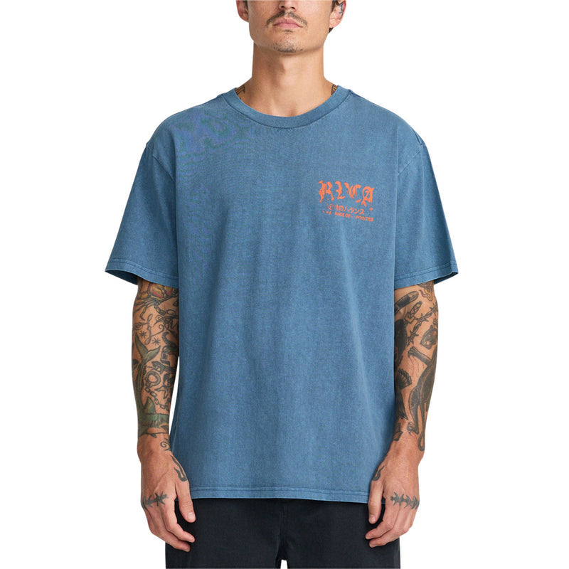 RVCA Big Press T-Shirt - Dark Denim