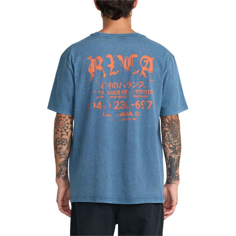RVCA Big Press T-Shirt - Dark Denim