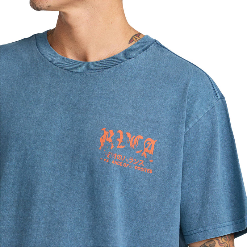 RVCA Big Press T-Shirt - Dark Denim