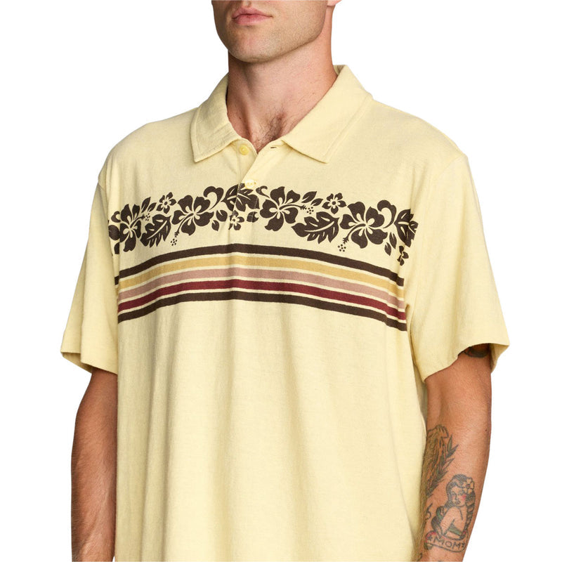 RVCA Cutback Polo Shirt - Butter