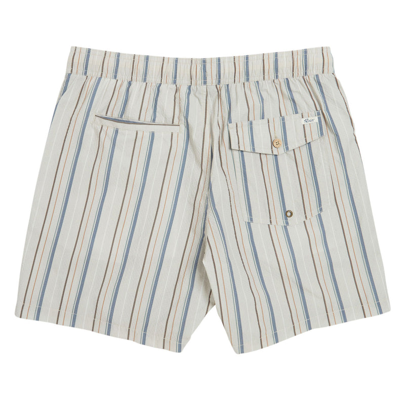 RVCA Exotica Seersucker Elastic 17 Shorts - Light Khaki