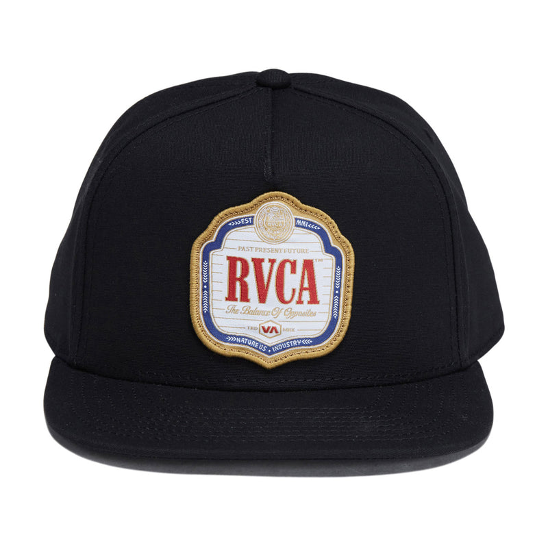 RVCA Philsner Snapback Hat - Black