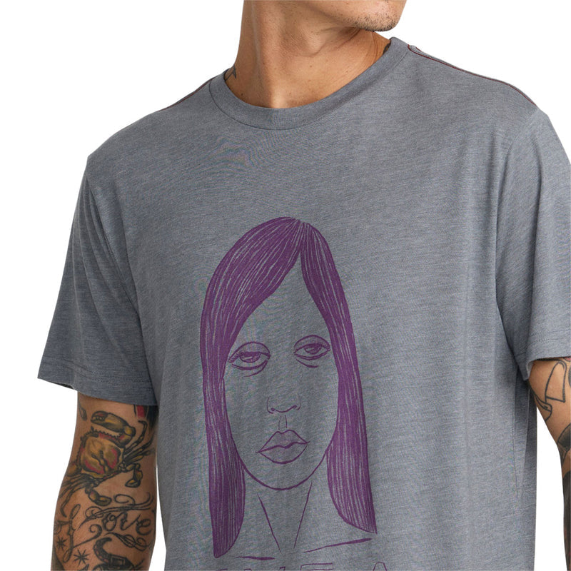 RVCA Sleepy Girl T-Shirt - Smoke