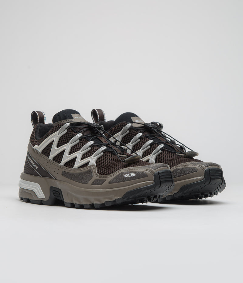 Salomon ACS+ OG Shoes in Falcon and Black Coffee / Lunar Rock