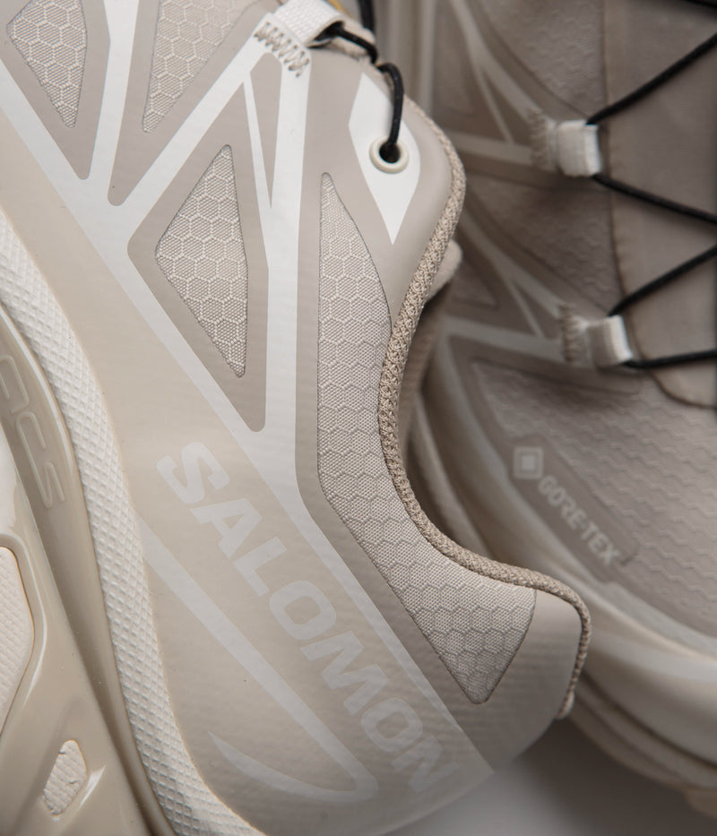 Salomon XT-6 GTX Shoes in Oxford Tan and Almond Milk / Safari