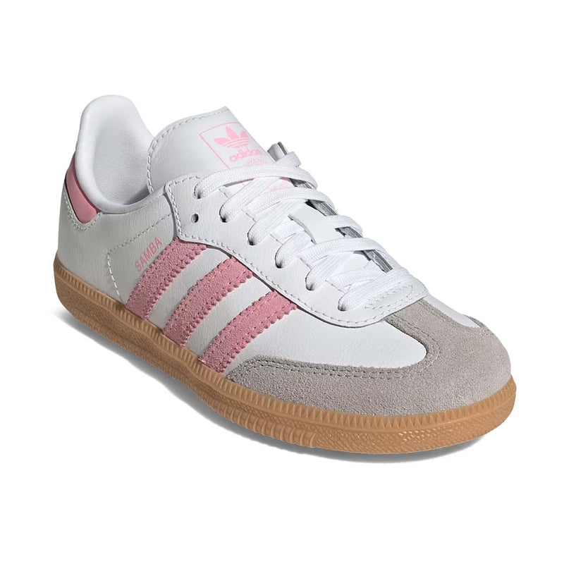 Samba OG 'White Light Pink Gum' Little Kids' Shoes