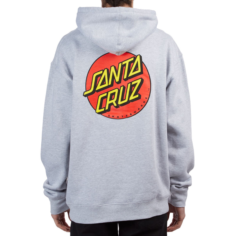 Santa Cruz Classic Dot Hoodie - Grey Heather