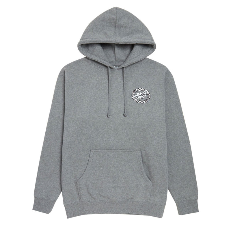 Santa Cruz Collage Oval Dot Hoodie - Gunmetal Heather