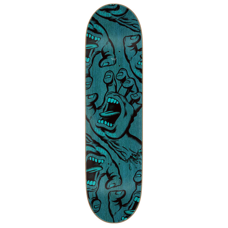 Santa Cruz Crowded Hand Skateboard Deck - 8.25"