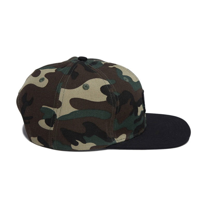 Santa Cruz Cruz Label Snapback Hat - Camo/Black