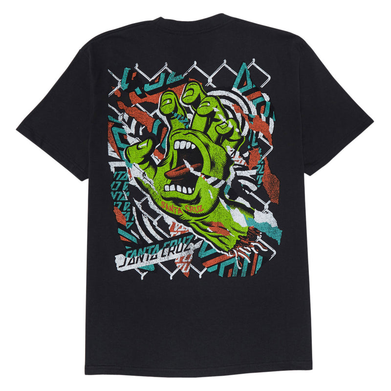 Santa Cruz Damaged Hand T-Shirt - Charcoal