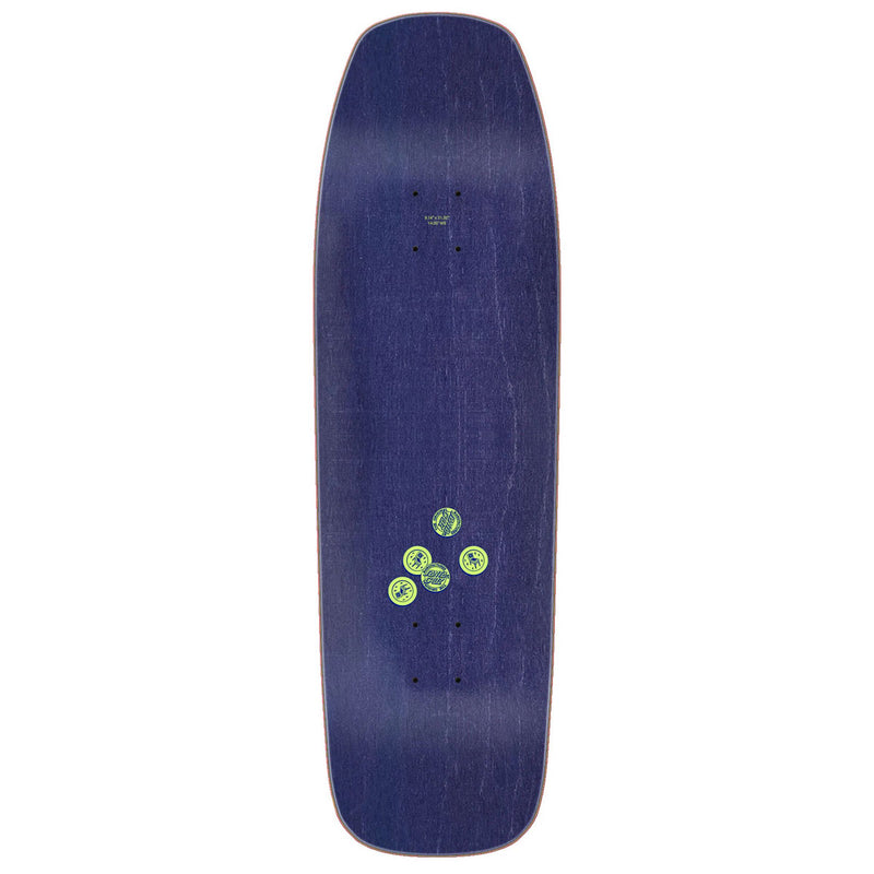 Santa Cruz Delfino Pinball Pro Shaped Skateboard Deck - 9.14"