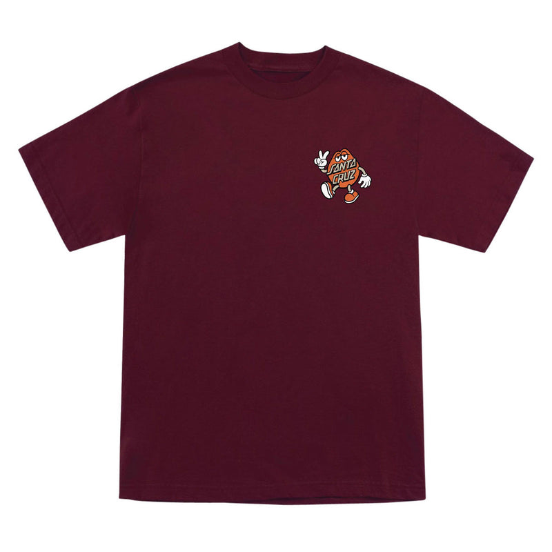 Santa Cruz Dot Dudes T-Shirt - Maroon