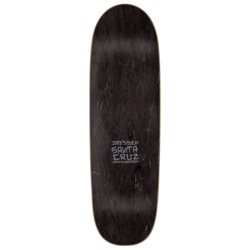 Santa Cruz Dressen Skull Rose Pro Shaped Skateboard Deck - 9.25"