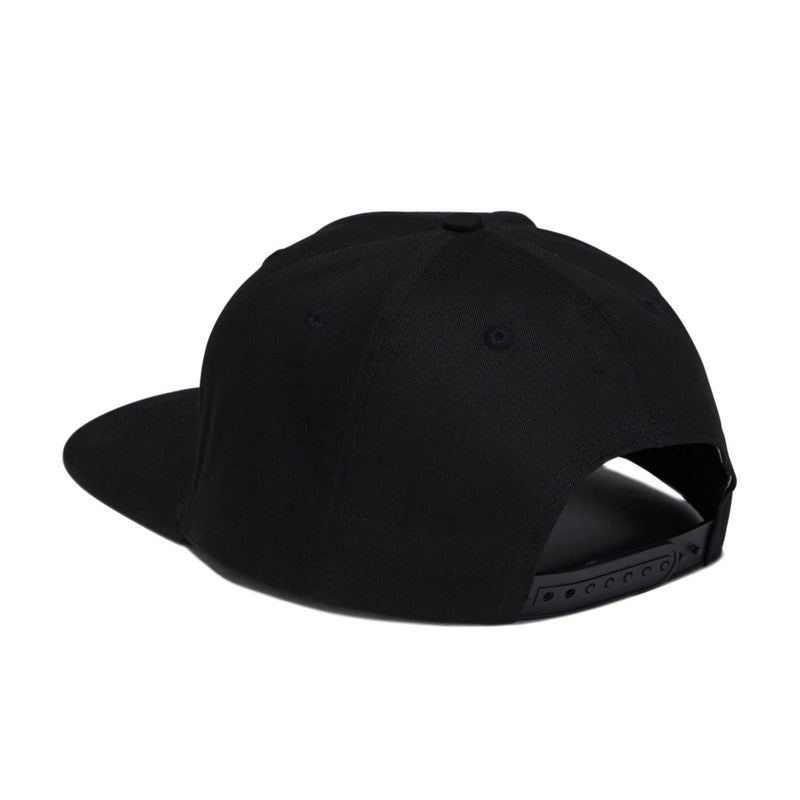 Santa Cruz Forging Dot Snapback Hat - Black