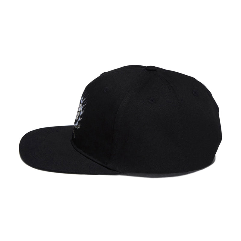 Santa Cruz Forging Dot Snapback Hat - Black