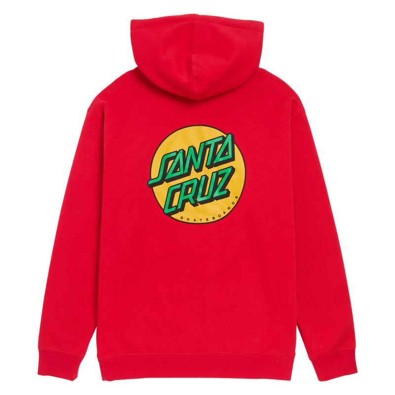 Santa Cruz Other Dot Hoodie - Red/Gold/Green
