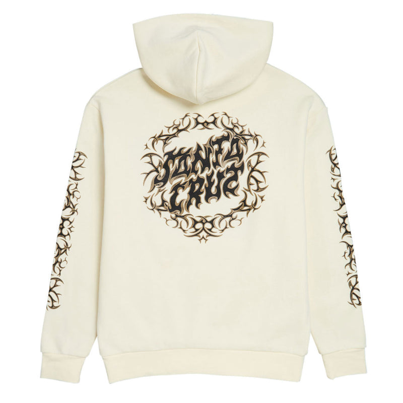 Santa Cruz Razor Dot Center Hoodie - Bone
