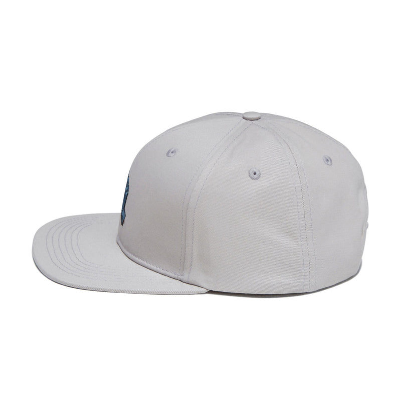 Santa Cruz Screaming Hand Snapback Hat - Light Grey
